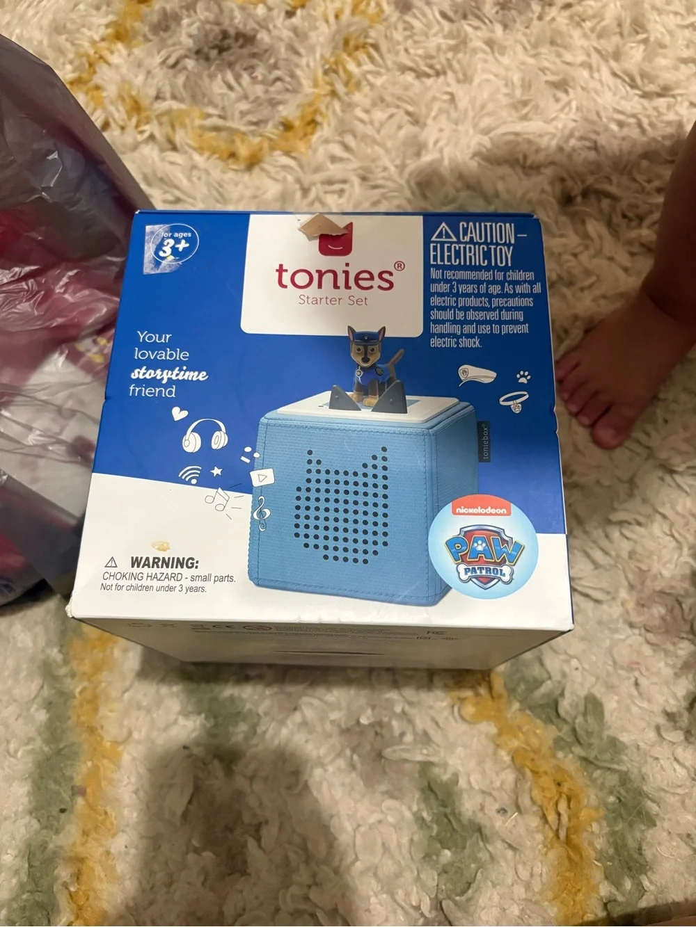 Tonies Paw Patrol Blue Toniebox Starter Set - Kids Audio Story Player